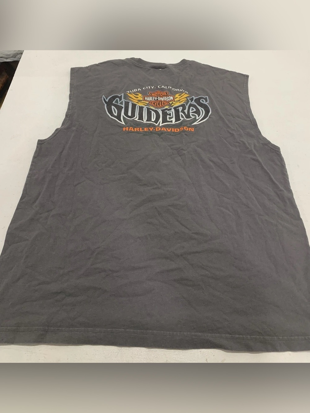 Vintage Harley Davidson Shirt Mens Size Sleeveless Gray Size 3XL
